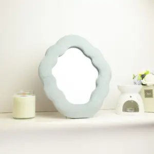 Soft Squiggly Mirror – Cloud – Cloud Blue (28x24x2.3cm) | www.artisangoods.co.uk 3