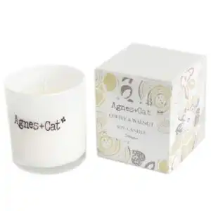 Agnes + Cat Votive Candle – Coffee and Walnut | www.artisangoods.co.uk 1