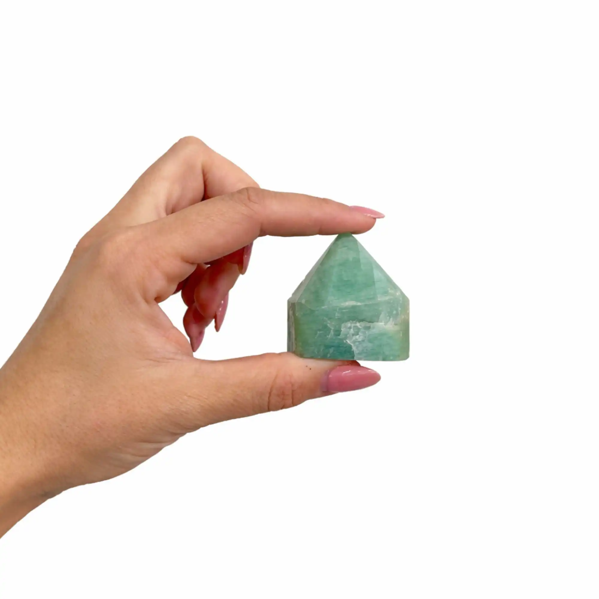 Gemstone Top Polished Points – Indian Amazonite (approx 5-6 pieces) | www.artisangoods.co.uk 3 Gemstone Top Polished Points - Indian Amazonite (approx 5-6 pieces) - Image 2