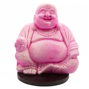 Laughing Buddha Lamp Dragonfruit – Round Stand | www.artisangoods.co.uk 6