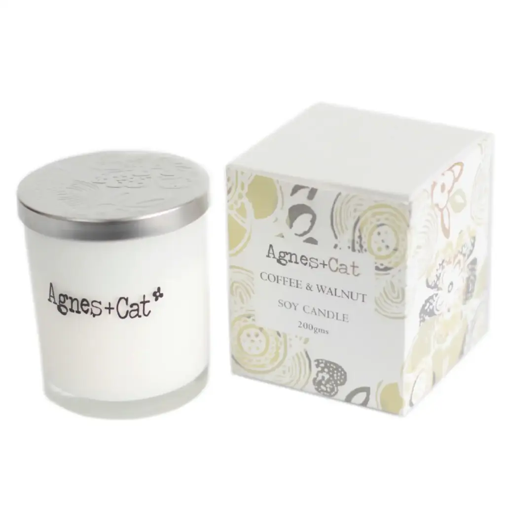 Agnes + Cat Votive Candle – Coffee and Walnut | www.artisangoods.co.uk 2