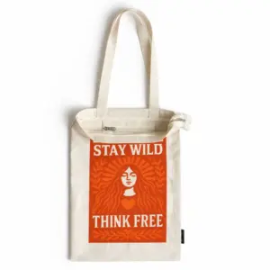 Nomad Sari Iconic Toni Tote Bag – Stay Wild – Natural 10oz | www.artisangoods.co.uk 6