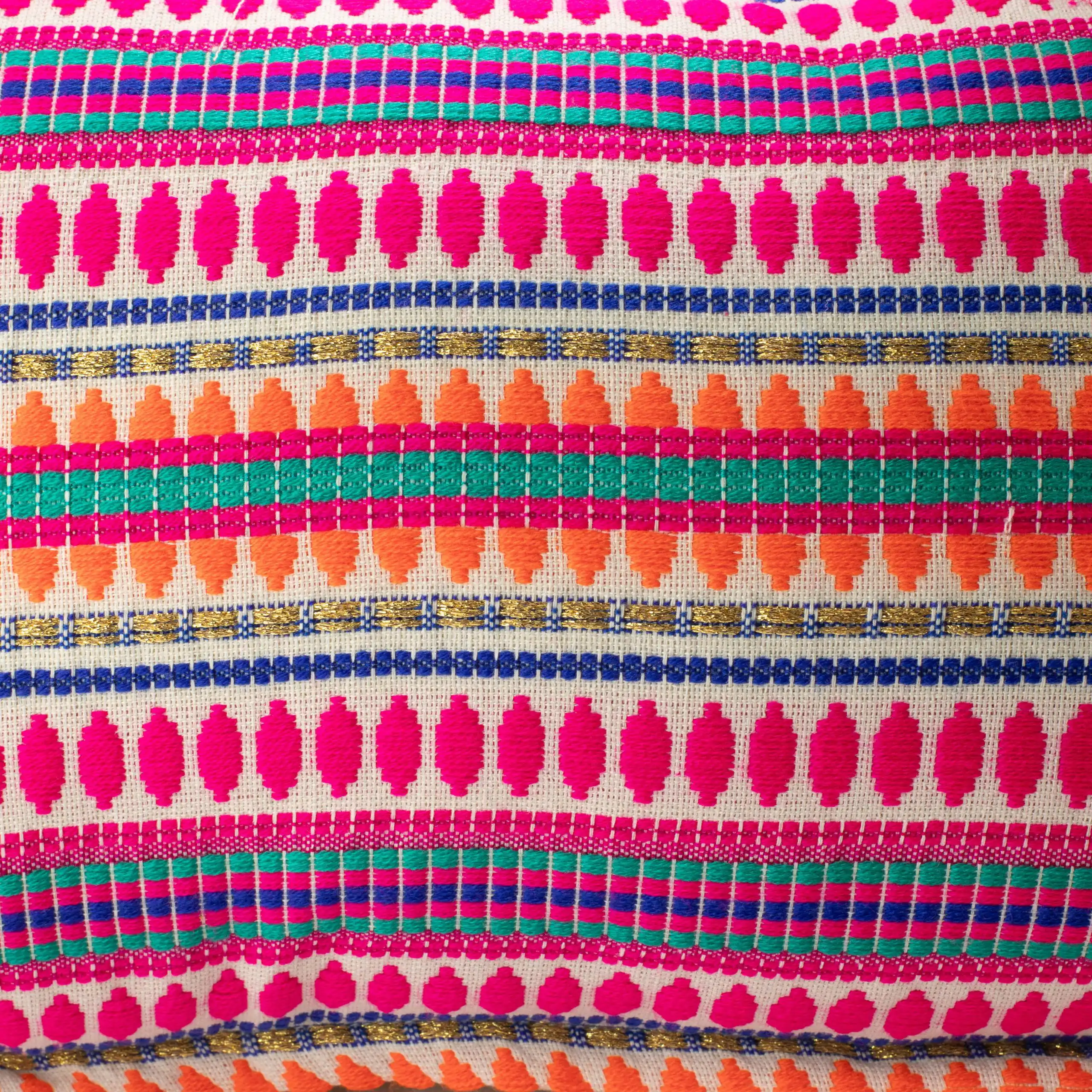 Classic Cushion Cover - Neon Stripes- 30x50cm - Lumber Style - Image 5