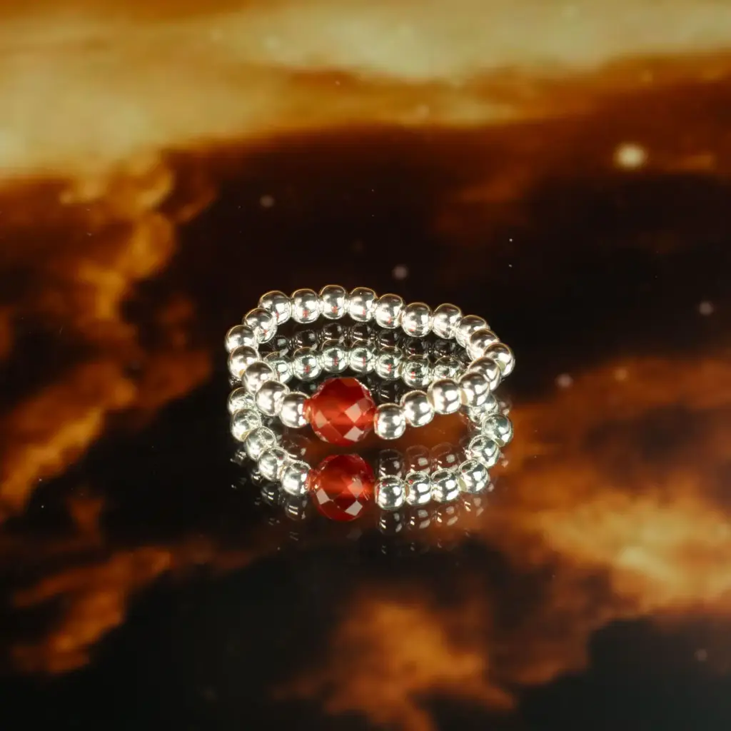 Nymph Spirit Gemstone Ring Set – Love & Flame | www.artisangoods.co.uk 7