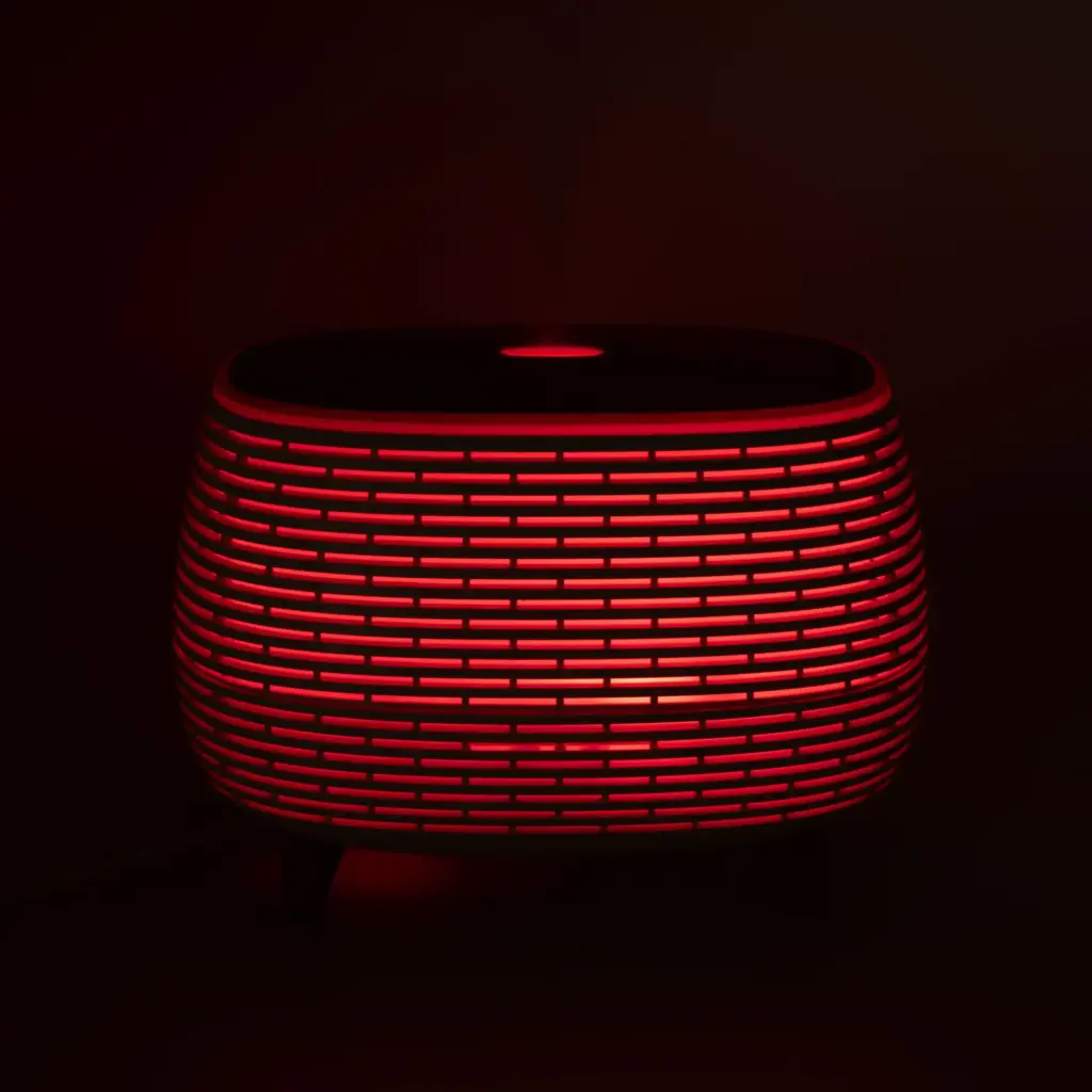 Futuristic Ribbed Aroma Diffuser with Colour-Changing Light | www.artisangoods.co.uk 10