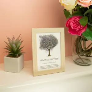 Gemstone Picture – Tree of Life – Moonstone  (20×14.7x1cm) | www.artisangoods.co.uk 4