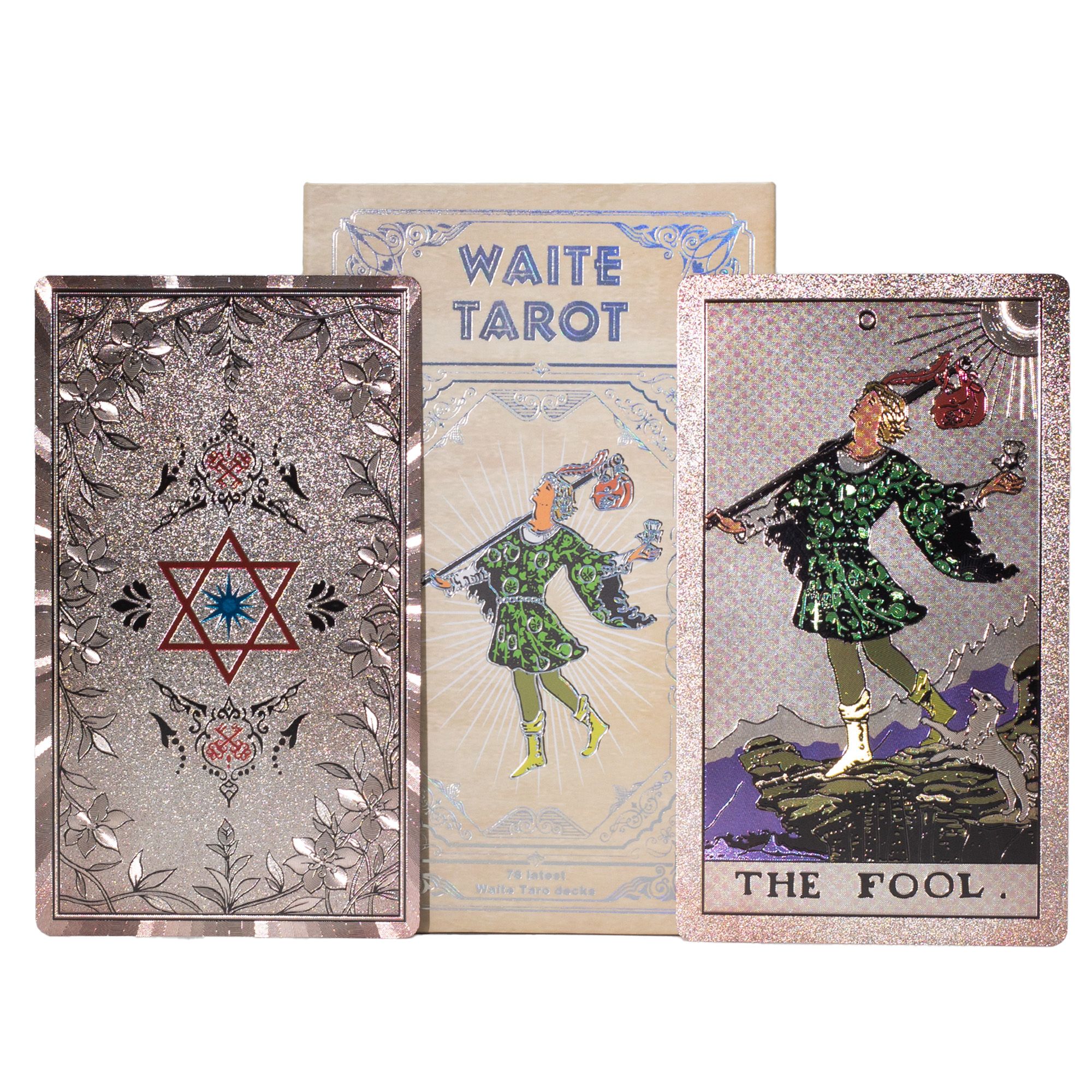 Silver Foil Waite Tarot Card Set - with booklet - Image 5