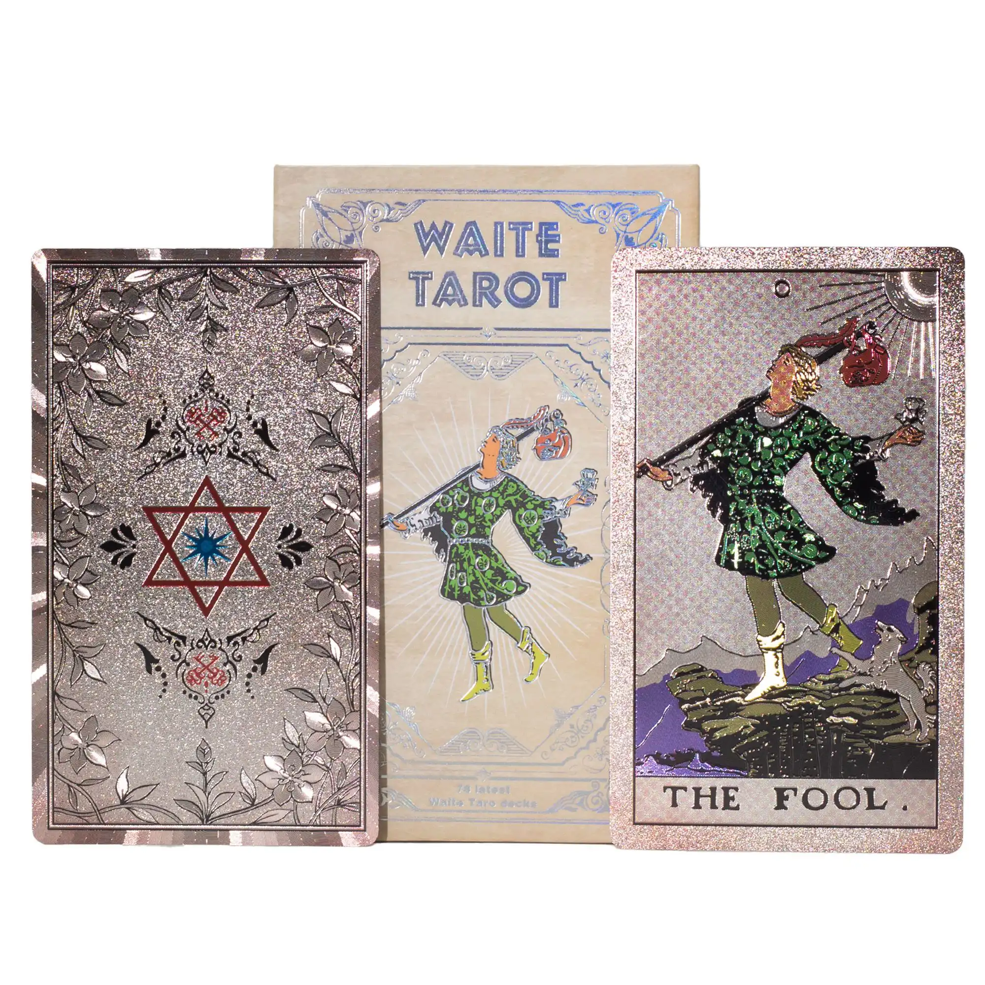 Silver Foil Waite Tarot Card Set - with booklet - Image 5