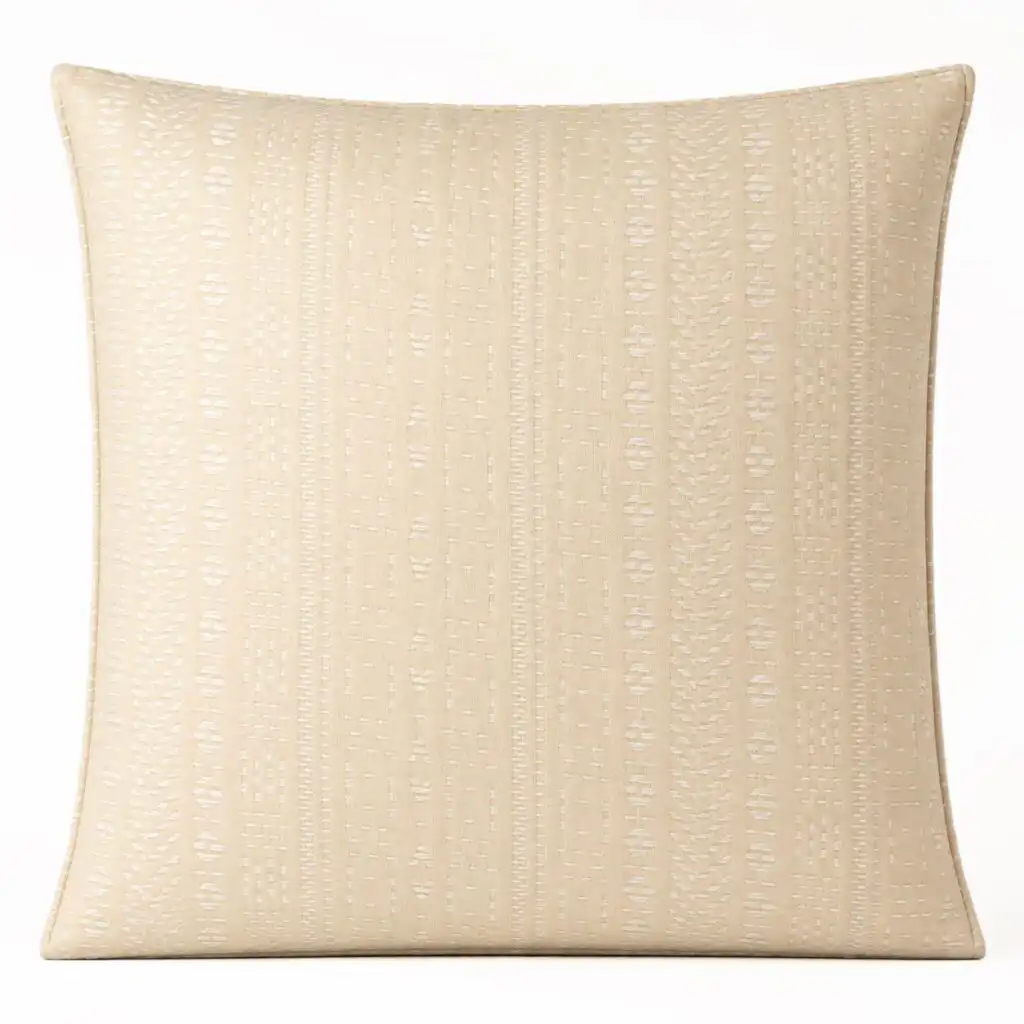 Classic Cushion Cover – Soft Stone- 60x60cm – Jumbo Style | www.artisangoods.co.uk 8