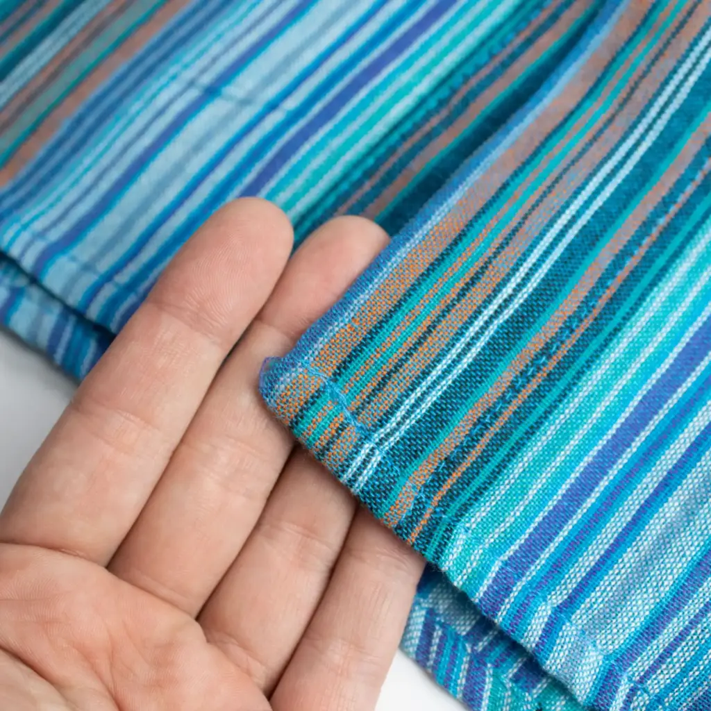 Nomad Sari Grandad Shirt – Turquoise – XL | www.artisangoods.co.uk 5