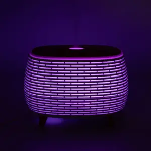 Futuristic Ribbed Aroma Diffuser with Colour-Changing Light | www.artisangoods.co.uk 11