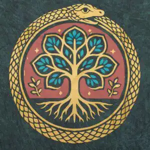 Nomad Sari Stonewashed Cotton T-Shirt – Tree of Life – Green – XL | www.artisangoods.co.uk 1