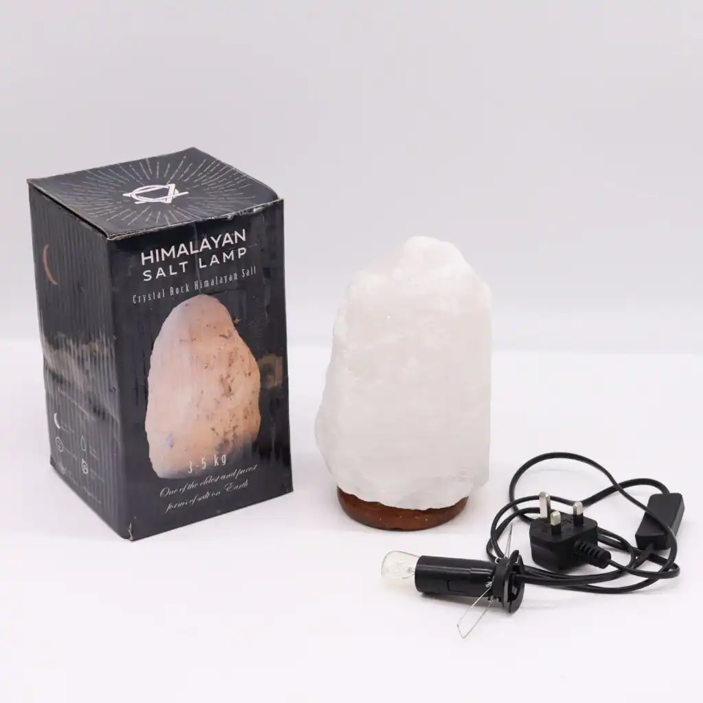 Crystal Rock Himalayan Salt Lamp - & Base apx 3-5kg