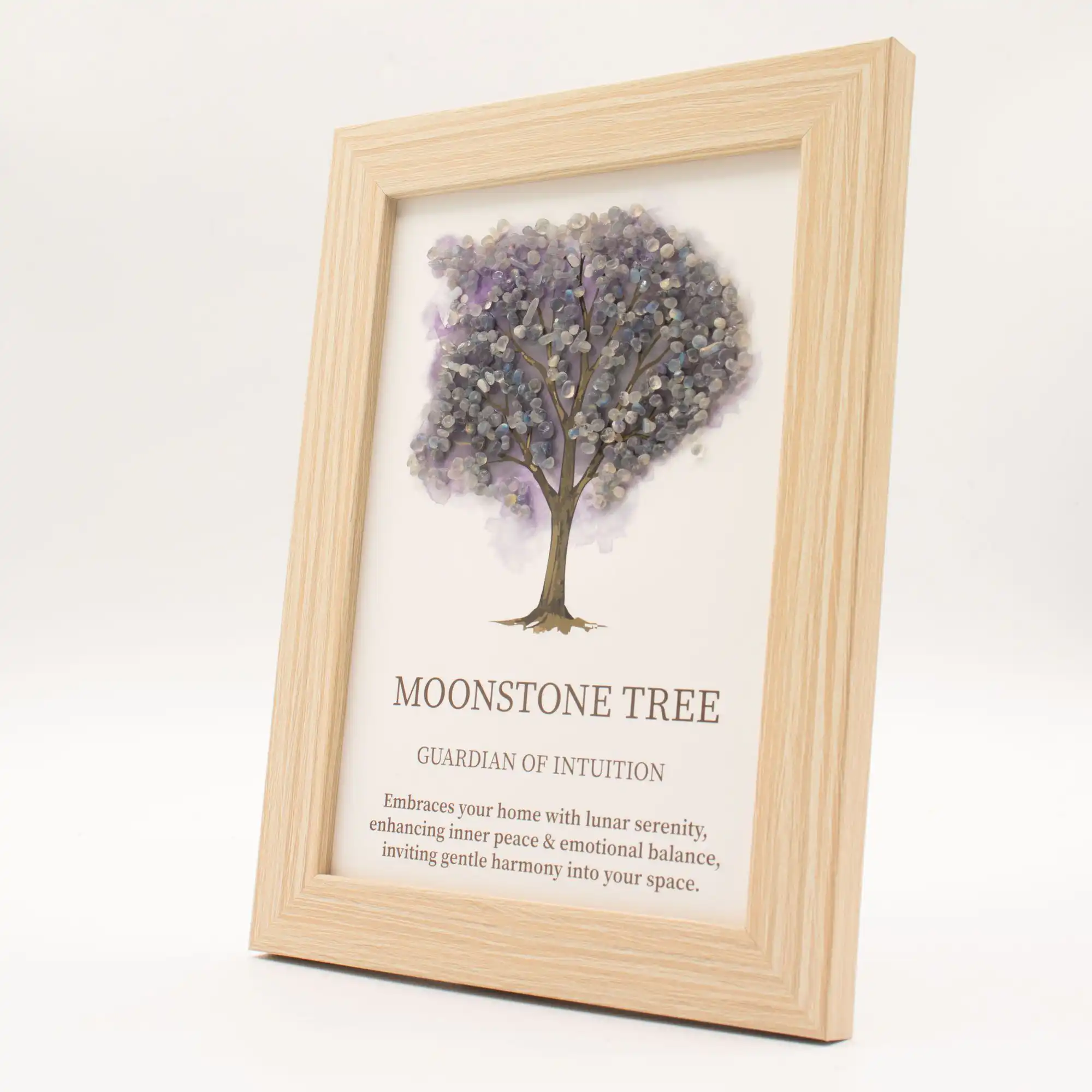 Gemstone Picture – Tree of Life – Moonstone (20×14.7x1cm) | www.artisangoods.co.uk 2 Gemstone Picture - Tree of Life - Moonstone (20x14.7x1cm)