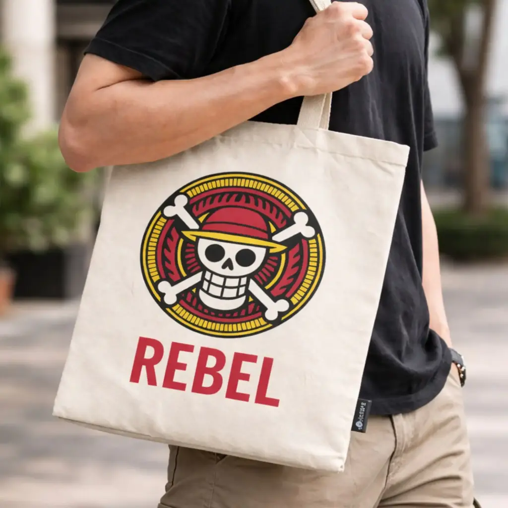 Nomad Sari Iconic Basic Tote Bag – REBEL – Natural 4oz | www.artisangoods.co.uk 2