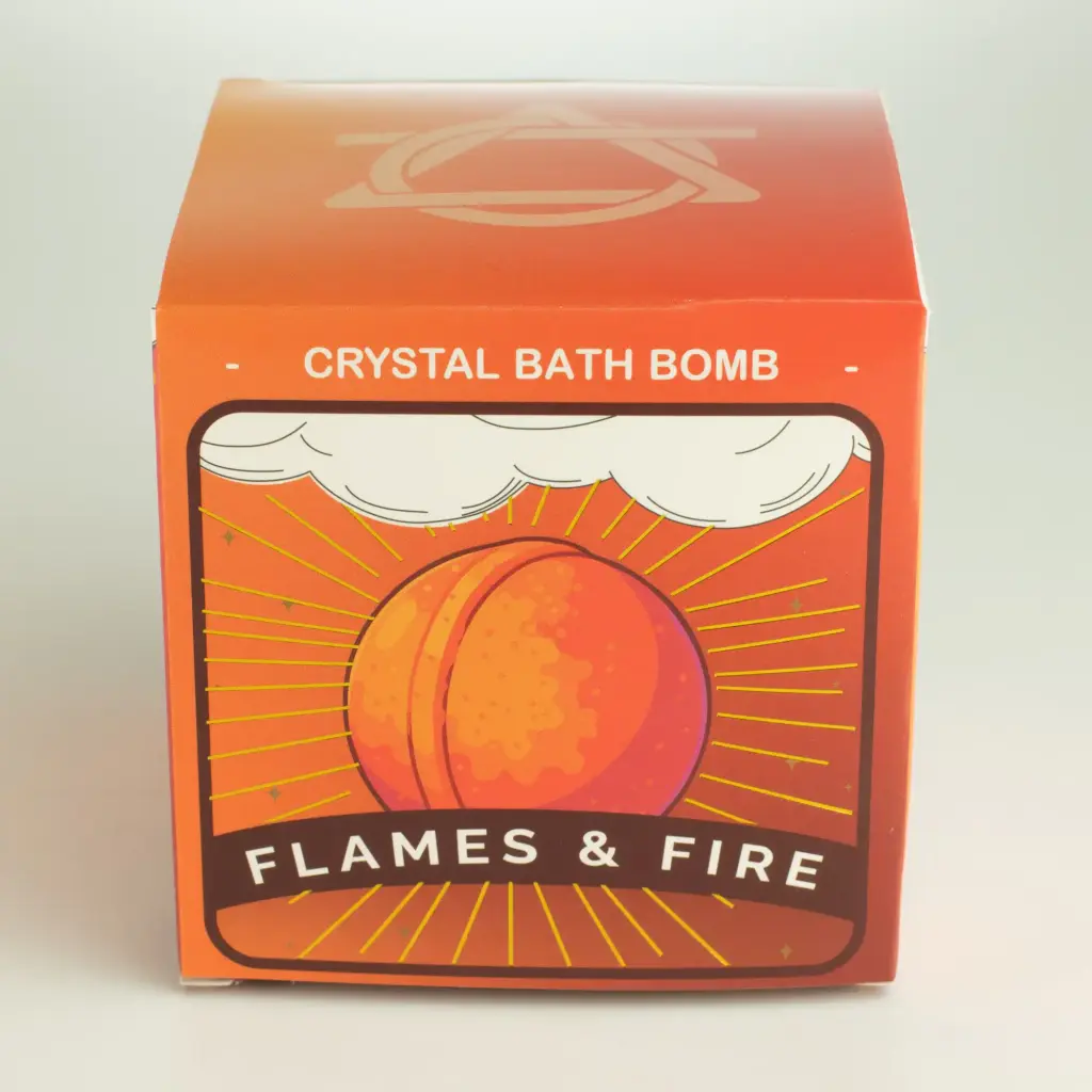 Elemental Crystal Bath Bomb – Fire | www.artisangoods.co.uk 5