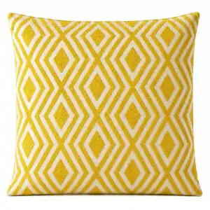 Classic Cushion Cover - Mustard Diamonds - 60x60cm - Jumbo Style - Image 8