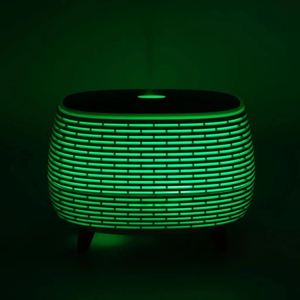 Futuristic Ribbed Aroma Diffuser with Colour-Changing Light | www.artisangoods.co.uk 13