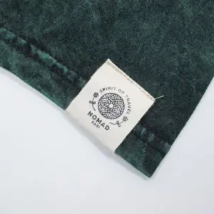 Nomad Sari Stonewashed Cotton T-Shirt – Tree of Life – Green – XL | www.artisangoods.co.uk 3