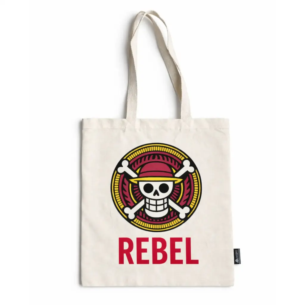 Nomad Sari Iconic Basic Tote Bag – REBEL – Natural 4oz | www.artisangoods.co.uk