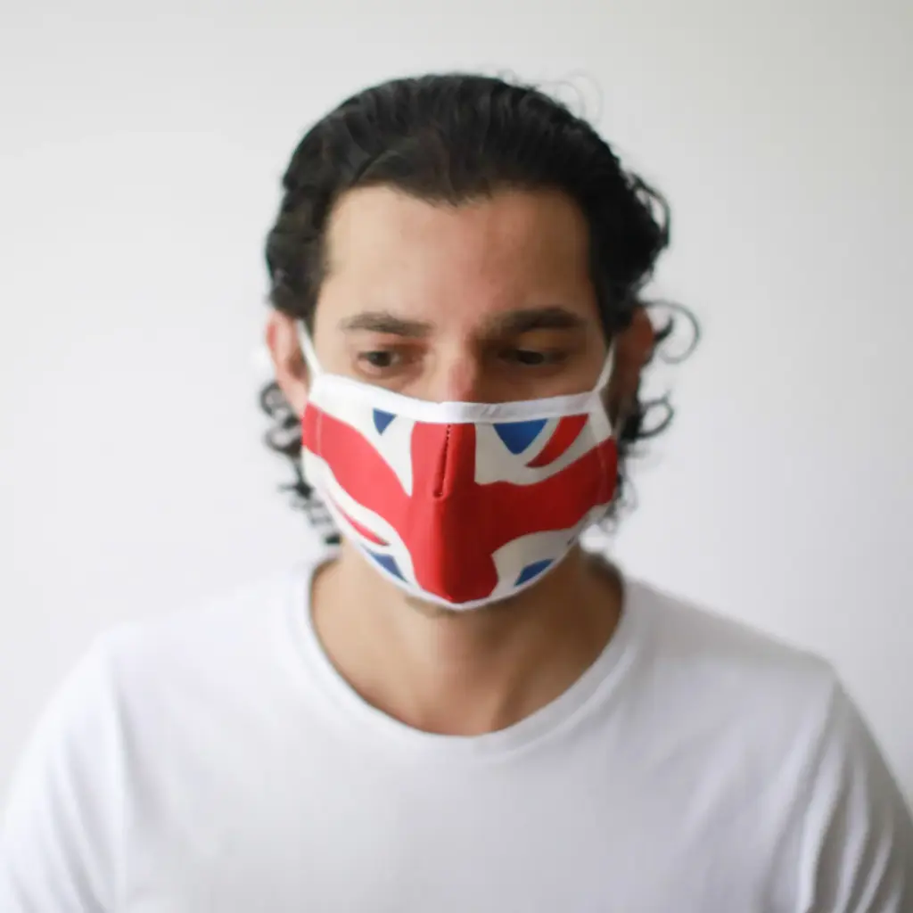 Reusable Fashion Face Mask – Union Jack (Adult) | www.artisangoods.co.uk 3