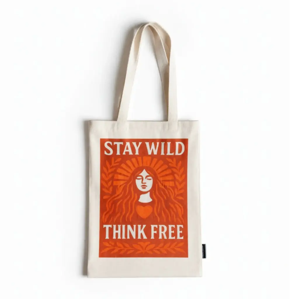 Nomad Sari Iconic Toni Tote Bag – Stay Wild – Natural 10oz | www.artisangoods.co.uk 3 Nomad Sari Iconic Toni Tote Bag – Stay Wild – Natural 10oz | www.artisangoods.co.uk 3