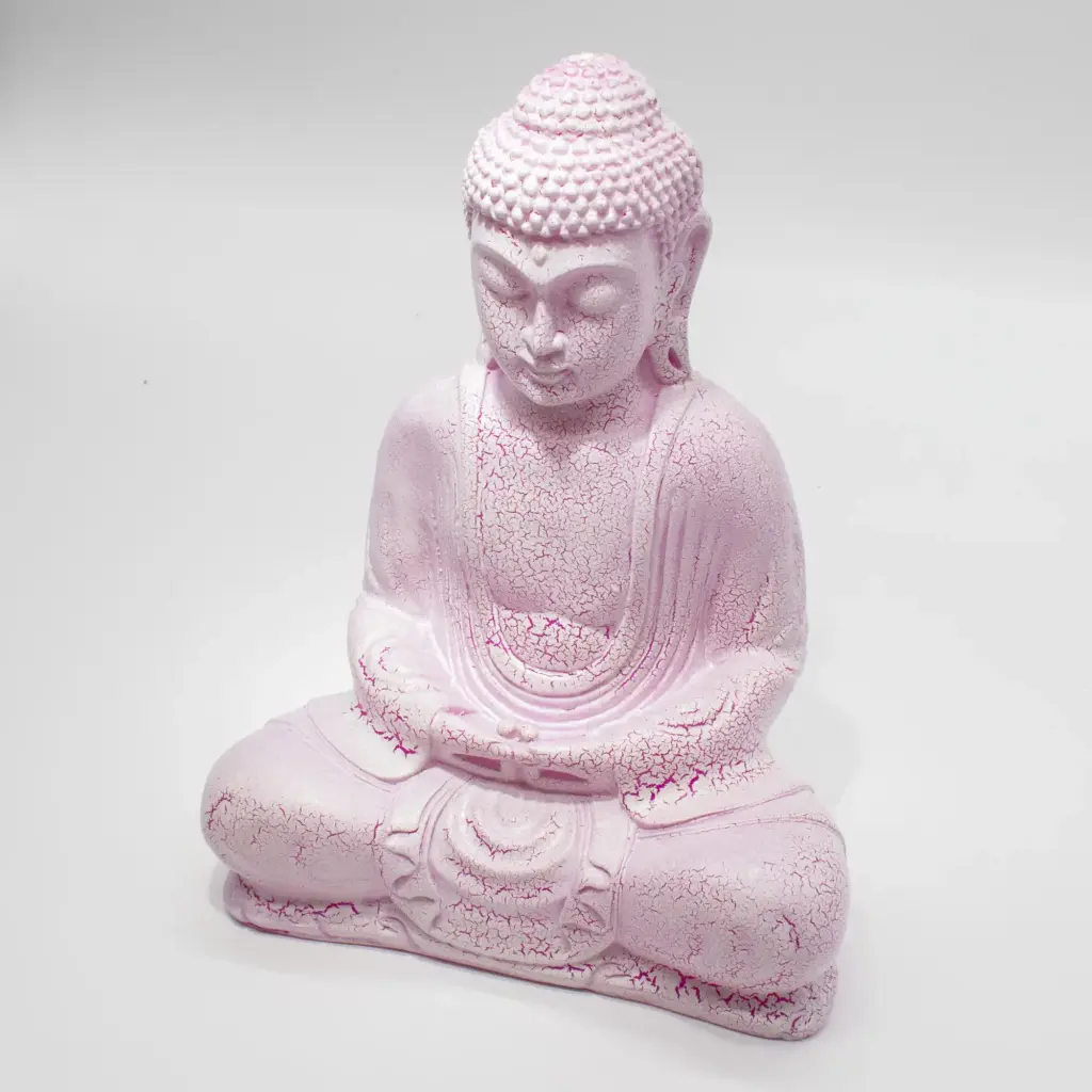 Meditation Buddha Lamp Cherry Crackle – Oval Stand | www.artisangoods.co.uk 5 Meditation Buddha Lamp Cherry Crackle – Oval Stand | www.artisangoods.co.uk 5