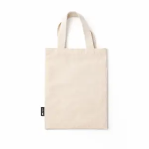 Nomad Sari Iconic Mini Gift Tote Bag – Unprinted- (25x18cm) – Natural 4oz | www.artisangoods.co.uk 2