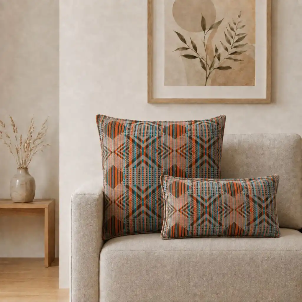 Classic Cushion Cover – Urban Tribal – 30x50cm – Lumber Style | www.artisangoods.co.uk 2