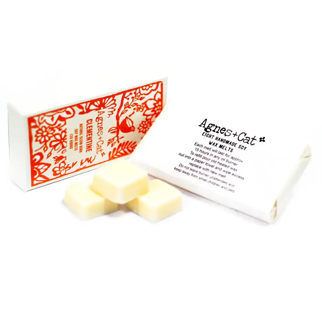 Agnes + Cat Box of 8 Wax Melts – Clementine | www.artisangoods.co.uk 2