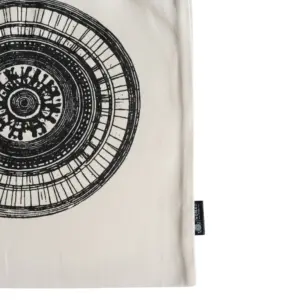 Nomad Sari Iconic Basic Tote Bag – Urban Mandala – Natural 4oz | www.artisangoods.co.uk 3