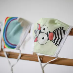 Reusable Fashion Face Mask – Crazy Zebra (Children) | www.artisangoods.co.uk 4