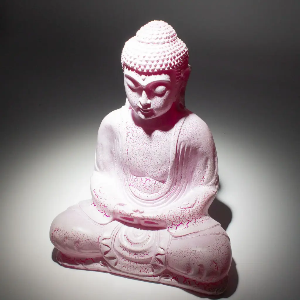 Meditation Buddha Lamp Cherry Crackle – Oval Stand | www.artisangoods.co.uk 6 Meditation Buddha Lamp Cherry Crackle – Oval Stand | www.artisangoods.co.uk 6