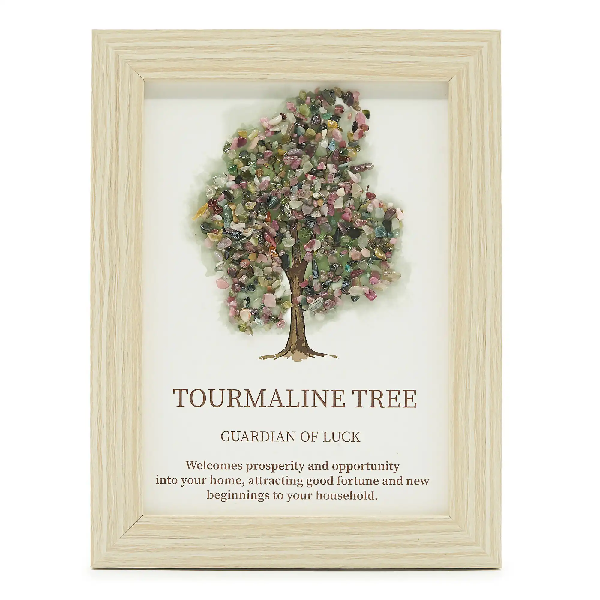 Gemstone Picture – Tree of Life – Toruraline (20×14.7x1cm) | www.artisangoods.co.uk 2 Gemstone Picture - Tree of Life - Toruraline (20x14.7x1cm)