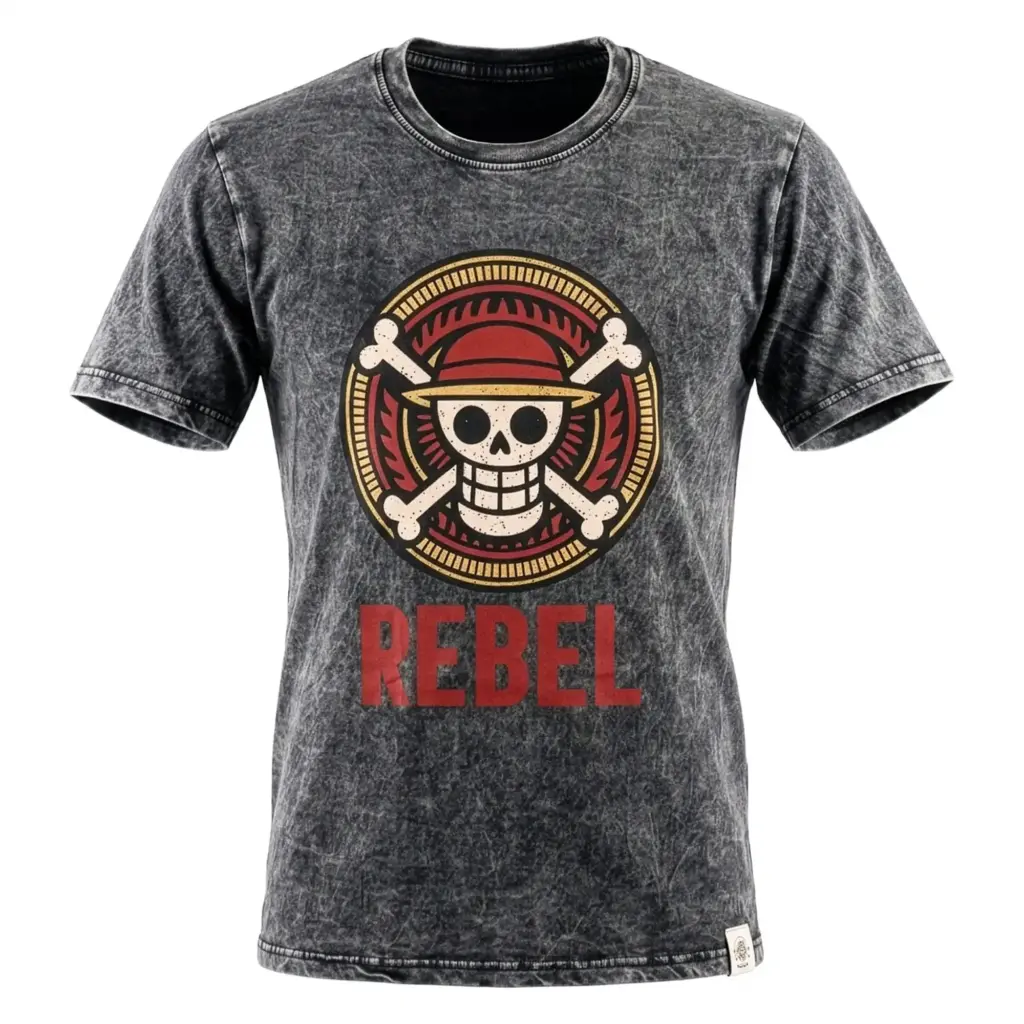 Nomad Sari Stonewashed Cotton T-Shirt – Rebel – Charcoal – Large | www.artisangoods.co.uk 5