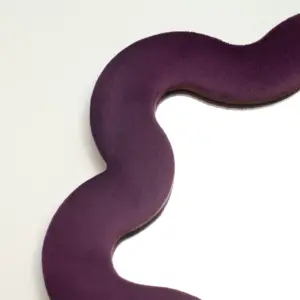 Soft Squiggly Mirror – Star – Mauve (33x31x2.3cm) | www.artisangoods.co.uk 3