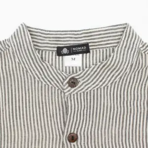 Nomad Sari Grandad Shirt – Grey Stone – Large | www.artisangoods.co.uk 6