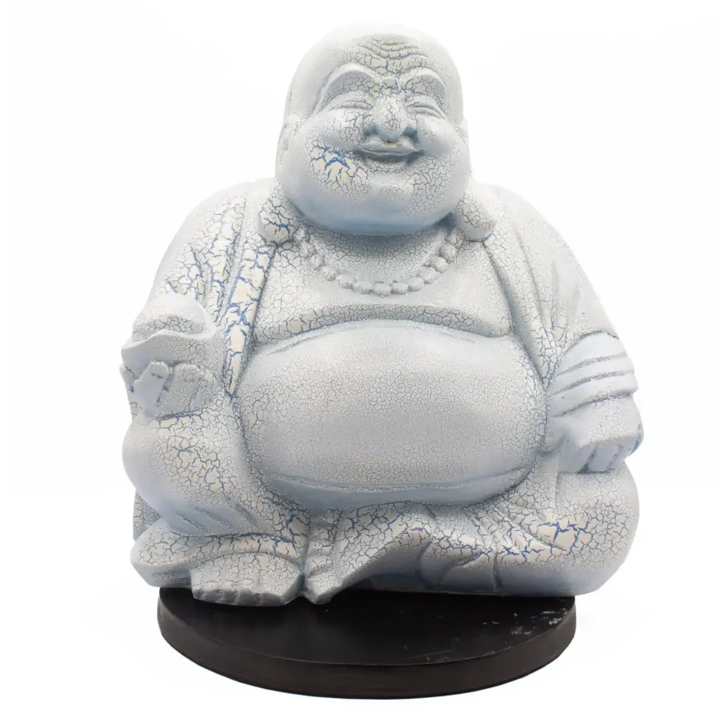 Laughing Buddha Lamp Sky Blue – Round Stand | www.artisangoods.co.uk 2 Laughing Buddha Lamp Sky Blue – Round Stand | www.artisangoods.co.uk 2