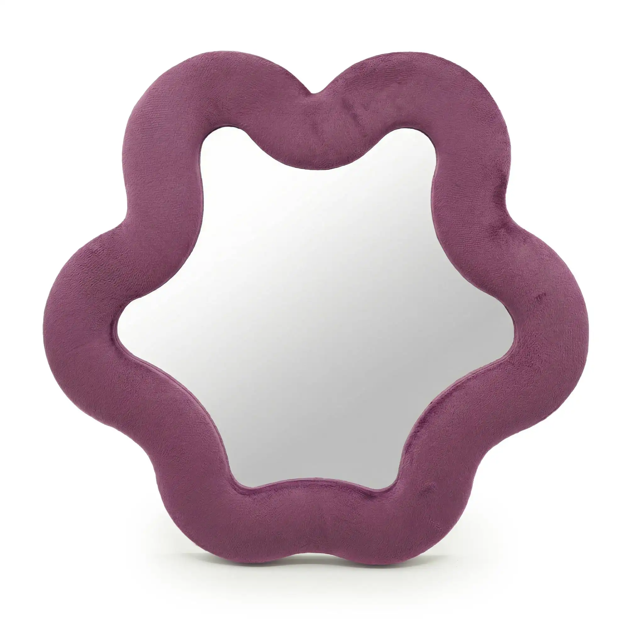 Soft Squiggly Mirror – Star – Mauve (33x31x2.3cm) | www.artisangoods.co.uk 2 Soft Squiggly Mirror – Star – Mauve (33x31x2.3cm)