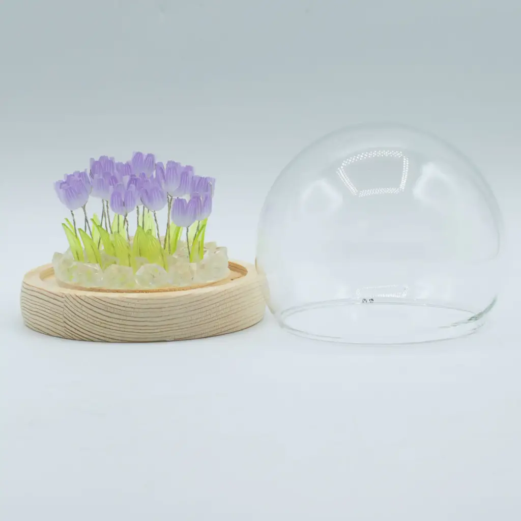 Floral Glow Garden Dome – 20 Tulips – LED USB | www.artisangoods.co.uk