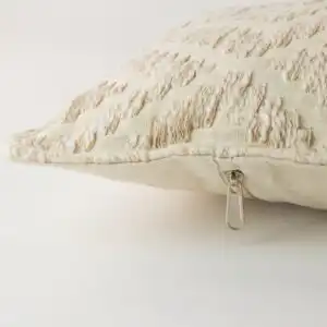 Classic Cushion Cover - Neutral Geo Creme - 30x50cm - Lumber Style - Image 3
