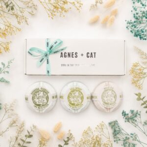 Agnes + Cat Berry & Fig Bath Fizzer Gift Set | www.artisangoods.co.uk