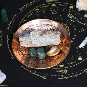 Copper Offer / Smudge Plate – Flower of Life | www.artisangoods.co.uk 3