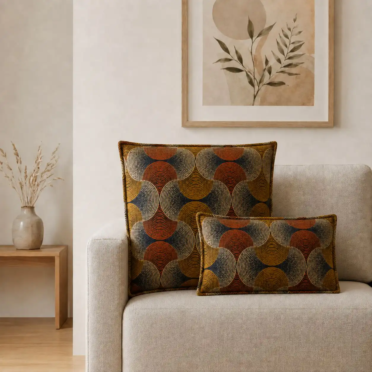 Classic Cushion Cover - Urban Swirl- 30x50cm - Lumber Style - Image 2