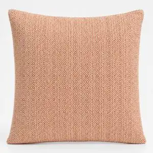 Classic Cushion Cover - Burgundy Squares - 60x60cm - Jumbo Style - Image 2