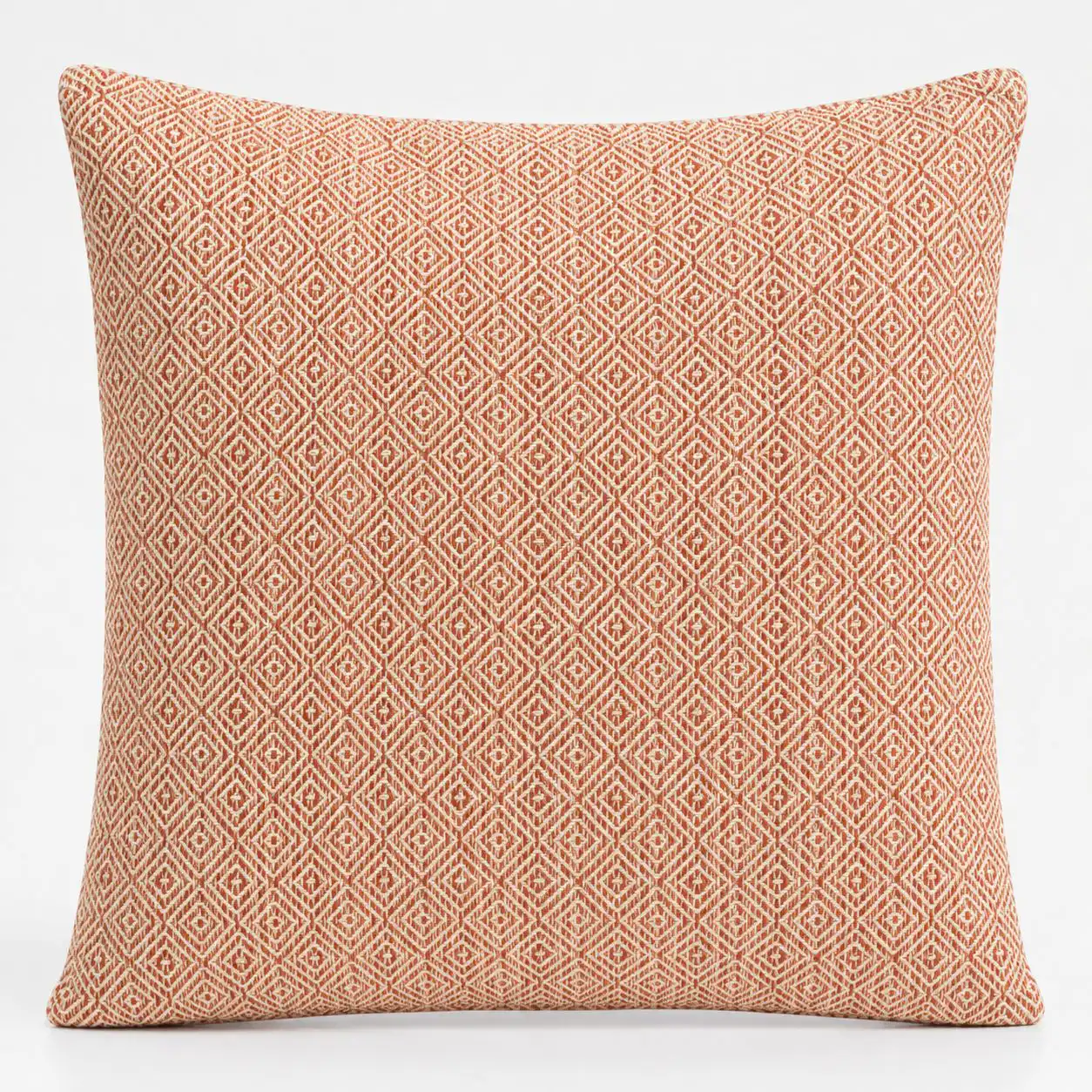 Classic Cushion Cover - Burgundy Squares - 60x60cm - Jumbo Style - Image 2