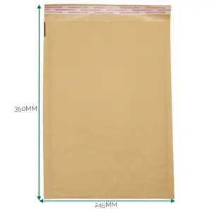 Kraft Padded Bubble Envelope (245×350+40mm) | www.artisangoods.co.uk