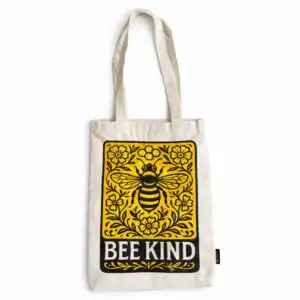 Nomad Sari Iconic Toni Tote Bag – Bee Kind – Natural 10oz | www.artisangoods.co.uk 1
