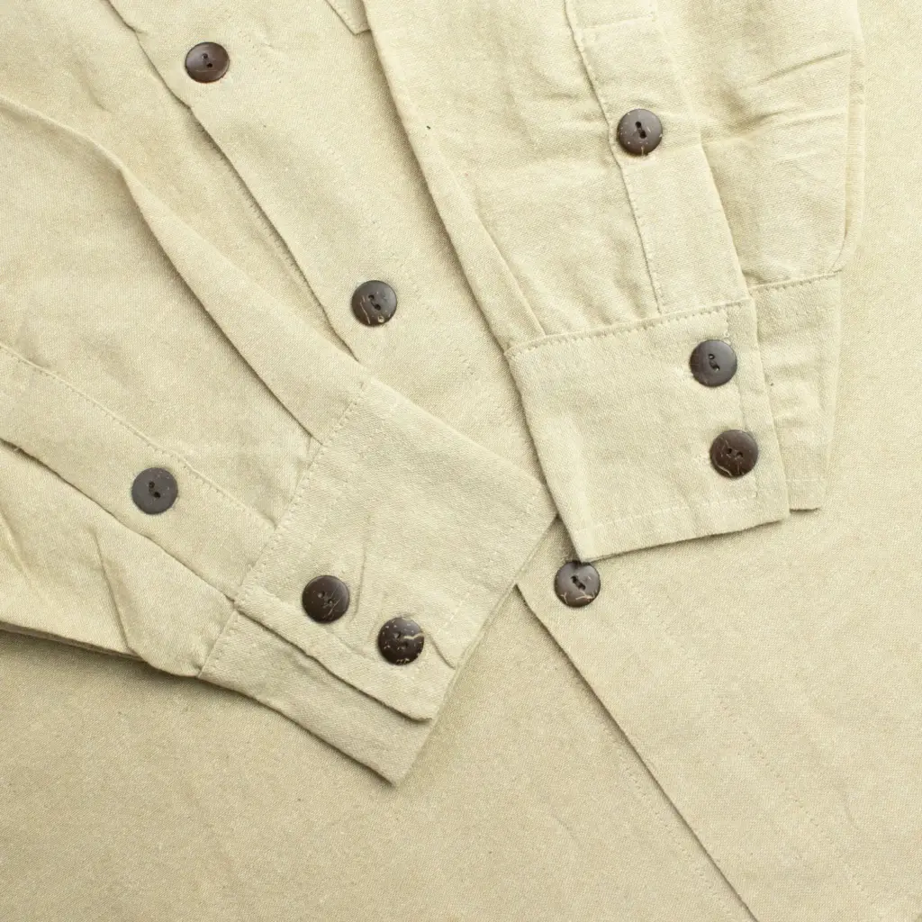 Nomad Sari Kathmandu Shirt – Stone – Medium | www.artisangoods.co.uk 4