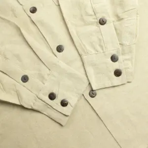Nomad Sari Kathmandu Shirt – Stone – Medium | www.artisangoods.co.uk 4